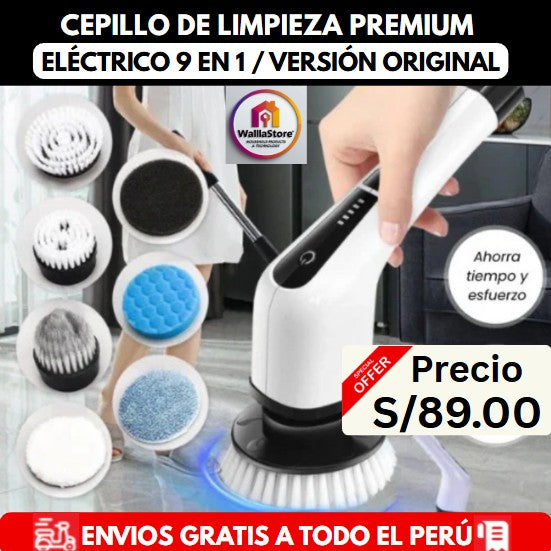CEPILLO DE LIMPIEZA 9 EN 1 PREMIUM