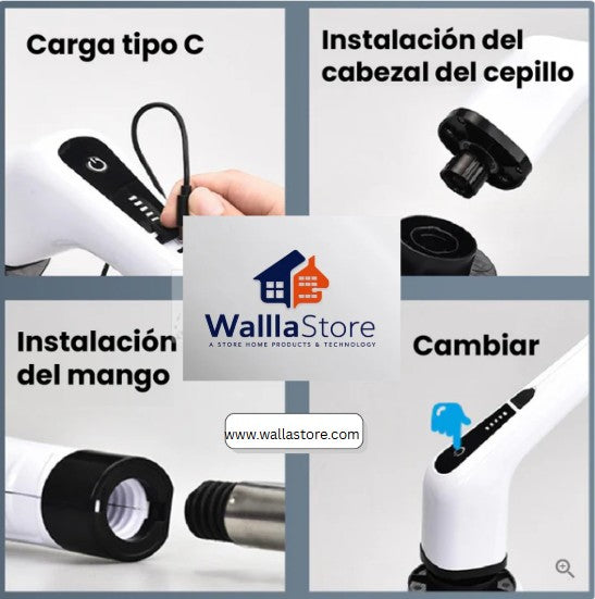 CEPILLO DE LIMPIEZA 9 EN 1 PREMIUM