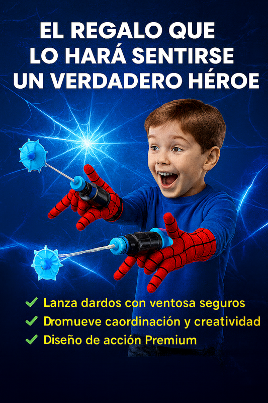 LANZADOR DE TELARAÑA DE SPIDERMAN